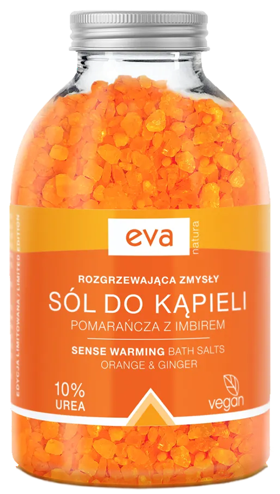 EVA NATURA Rozgrzewająca zmysły sól do kąpieli z 10% mocznikiem